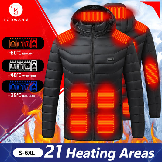 Full-sleeves, Unisex, Re-Chargable Heated Jackets